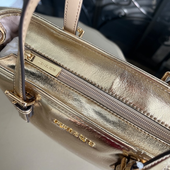 Michael Kors Gold Jet Set Mini Tote - Picture 6 of 6